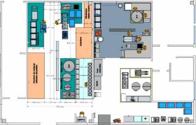 Plan d'implantation de la zone